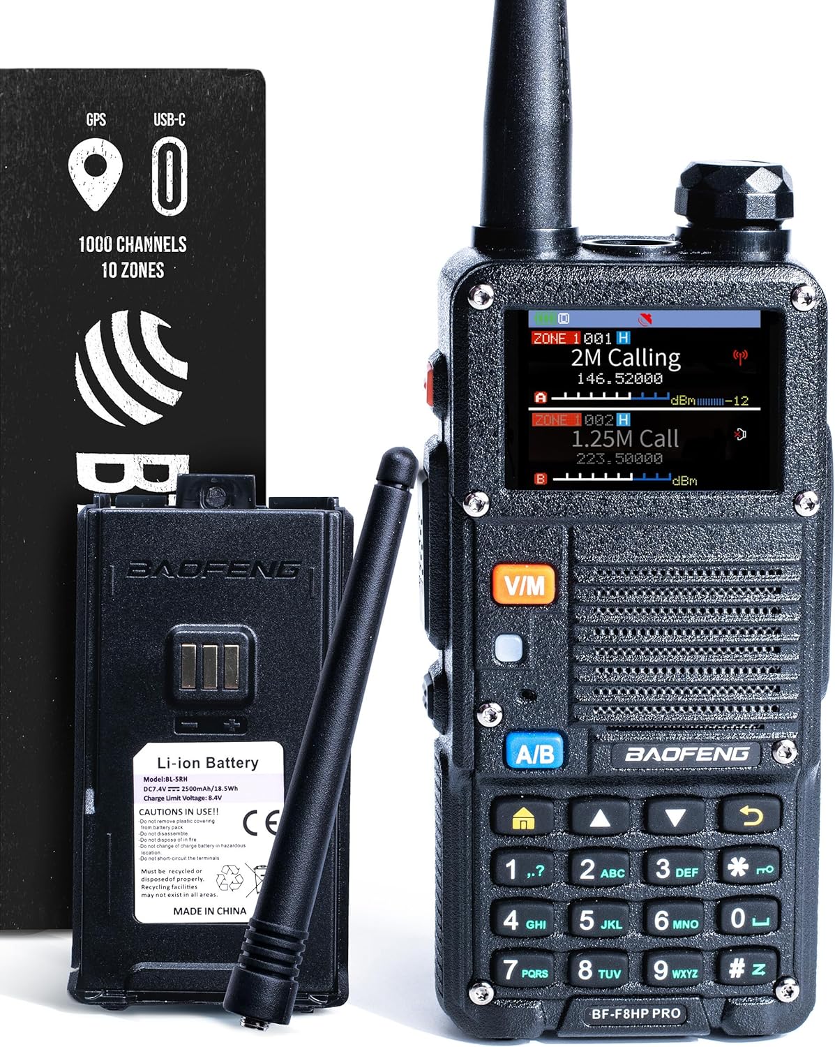 BAOFENG  PRO 10 W Tri-Band Two-Way Radio